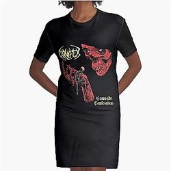 Pray for Peace Carnifex Deathcore Gift Fan Graphic T-Shirt Dress