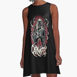 Graveside Confessions Carnifex Death Metal A-Line Dress