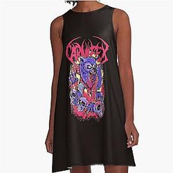 Great Model Carnifex Band Rock Metal Carnifex Gift Music Fans A-Line Dress