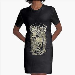 Funny Man Carnifex Band Rock Carnifex Graphic For Fans Graphic T-Shirt Dress