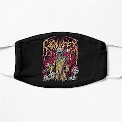 Pale Ghost Carnifex Heavy Metal Music Flat Mask