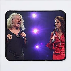 Carole King and Gloria Estefan Photograph Mouse Pad