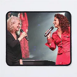 Carole King and Gloria Estefan  Photograph Mouse Pad
