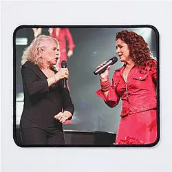 Carole King and Gloria Estefan Photograph Mouse Pad