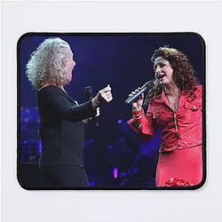 Carole King and Gloria Estefan Photograph Mouse Pad