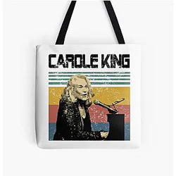 Carole King Tshirt, Carole King Shirt, Carole King Retro Vintage Unisex Shirt, Carole King Music Gift Shirt For You And Your Friends Bag
