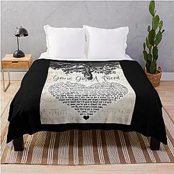 You Got a Friend Lyrics Carole King Throw Blanket