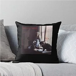 Carole King 1971 Tapestry Throw Pillow