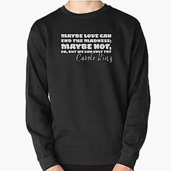 Beautiful Carole King Tapestry Love Can End the Madness 70's Music Gift Pullover Sweatshirt