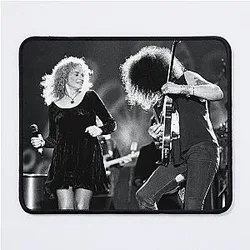 Carole King BW Photograph Mouse Pad