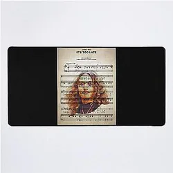 Carole King - It's Too Late Desk Mat