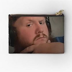 Caseoh Haar Meme Zipper Pouch