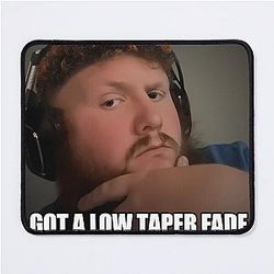 Cabelo Caseoh Meme Mouse Pad