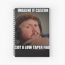 Caseoh Haar Memee Spiral Notebook