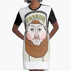 CASEOH CARTOON MEME【期間限定】 グラフィックTシャツドレス