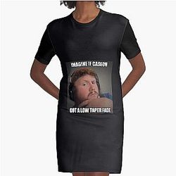 Caseohの毛 メメグラフィックTシャツドレス