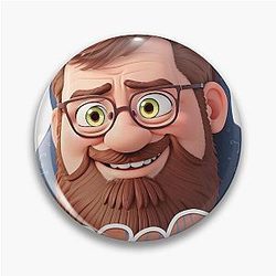 Caseoh Sticker Pin