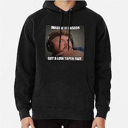 Cabelo Caseoh Meme Pullover Hoodie