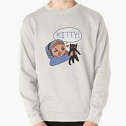 Camiseta de pulôver de gatinho