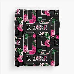 Cash Baker - Colorful Flowers Duvet Cover