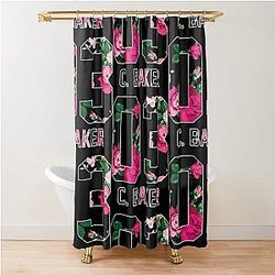 Cash Baker Colorful Flowers Shower Curtain