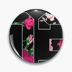 Cash Baker - Colorful Flowers Pin