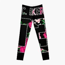 Cash Baker Colorful Flowers Leggings