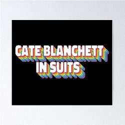 Cate Blanchett in Suits Poster