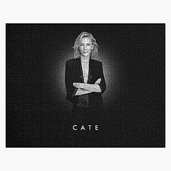 Retro Vintage Cate Blanchett Wave Jigsaw Puzzle