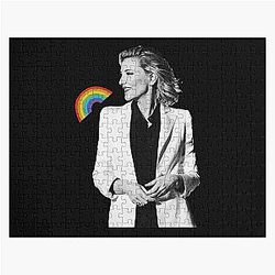 Lover Gift Cate Blanchett Rainbow Jigsaw Puzzle