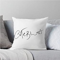 Cate Blanchett Autograph Throw Pillow