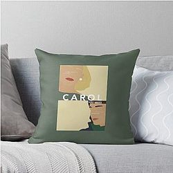 Carol Minimalist Movie Poster Cate Blanchett Throw Pillow