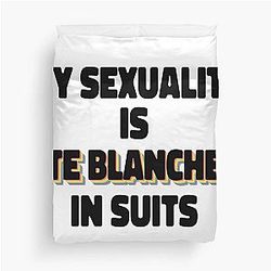 My Sexuality Is Cate Blanchett in Suits Duvet Cover
