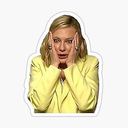 Cate Blanchett Sticker