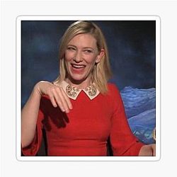 Cate Blanchett Sticker
