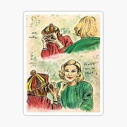 Carol, Sticker, Therese, and Carol, My Angel, Cate Blanchett, Rooney Mara, WLW Lesbian