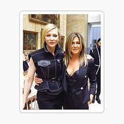 Jennifer Aniston Cate Blanchett Sticker
