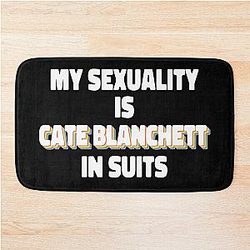 My Sexuality Is Cate Blanchett In Suits Bath Mat