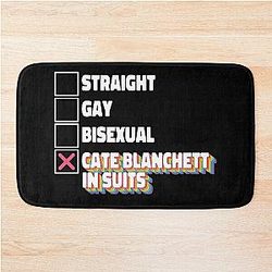 Cate Blanchett In Rainbow Bath Mat