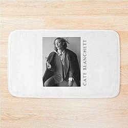 Cate Blanchett T-Shirt Poster in Bath Mat