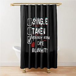 Mentally Dating Cate Blanchett Shower Curtain