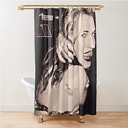 Cate Blanchett 90s Shower Curtain