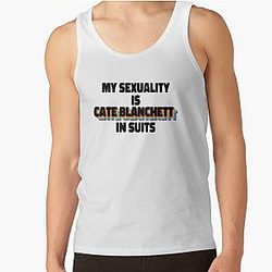 My Sexuality Is Cate Blanchett In Suits Rainbow Tank