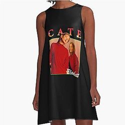 Lover Gifts Cate Blanchett 90s Cool Gift A-Line Dress