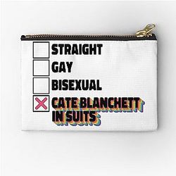 Cate Blanchett in Suits Zipper Pouch