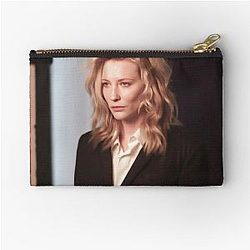 Cate Blanchett In A Suit Photoshoot Zipper Pouch