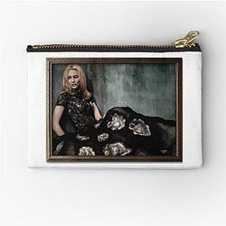 Cate Blanchett oil painting Zipper Pouch