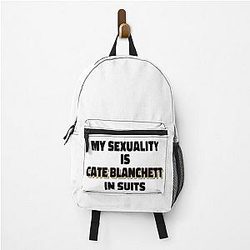 My Sexuality Is Cate Blanchett in Suits Backpack