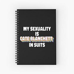 My Sexuality Is Cate Blanchett in Rainbow Suits Notebook