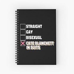 Cate Blanchett In Suits Notebook
